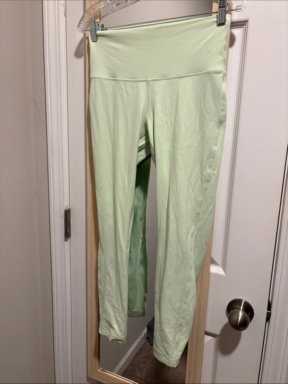 lululemon athletica Light Green High-Waist Leggings